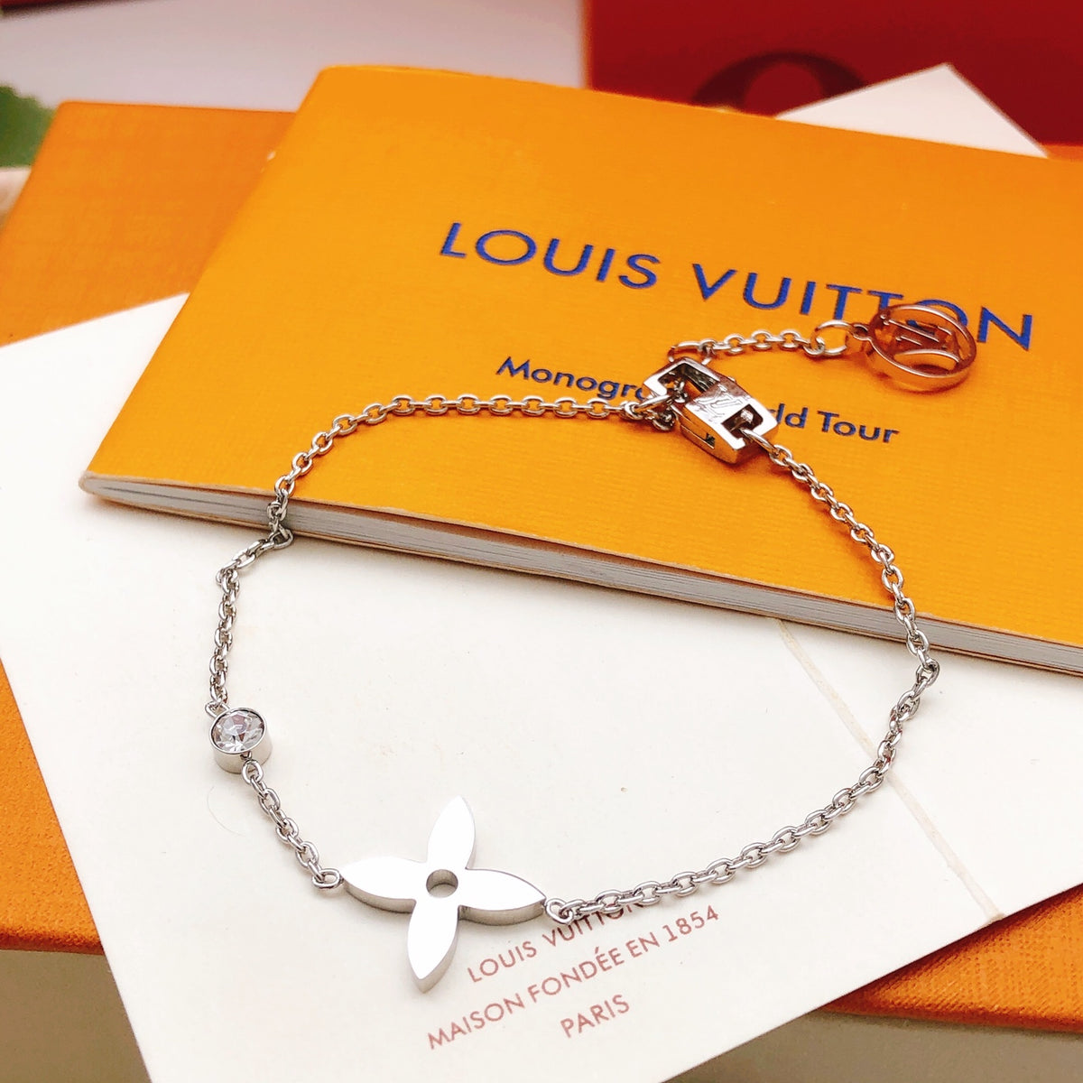 Louis Vuitton Silver-Tone Polished Bracelet - album image 3