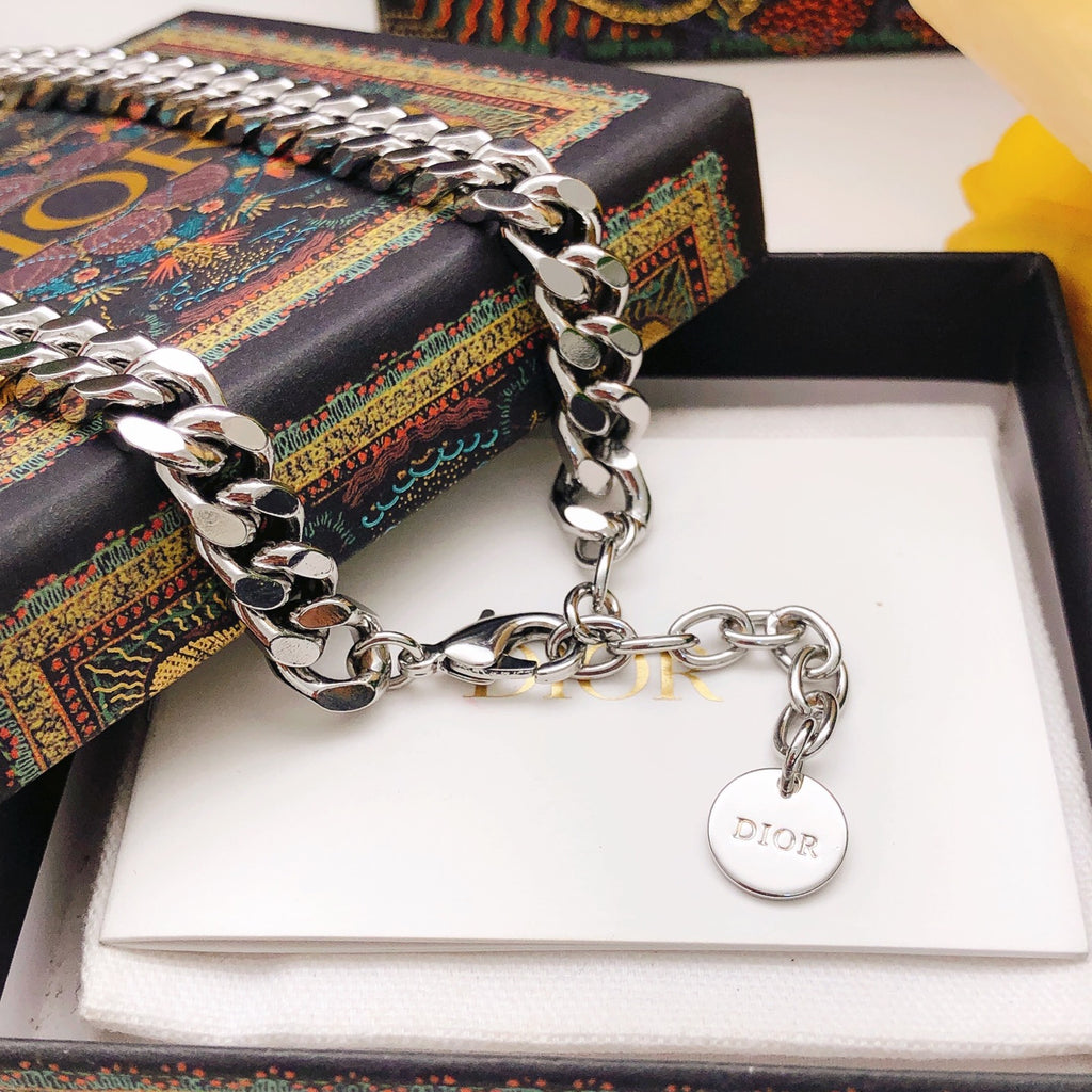 Dior Dark Silver-Tone Curb Necklace - product image 6