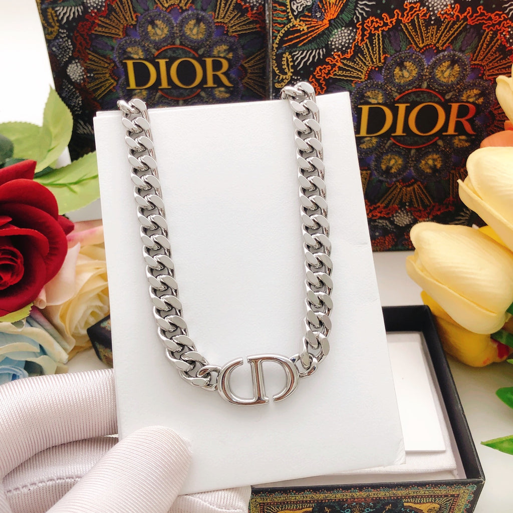Dior Dark Silver-Tone Curb Necklace - product image 8