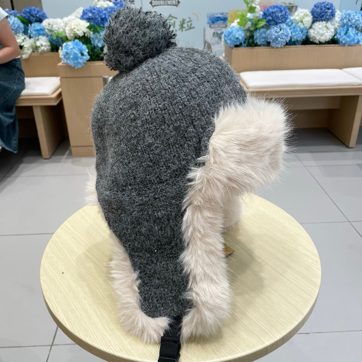 Moncler Plush Earflap Hat - image 3