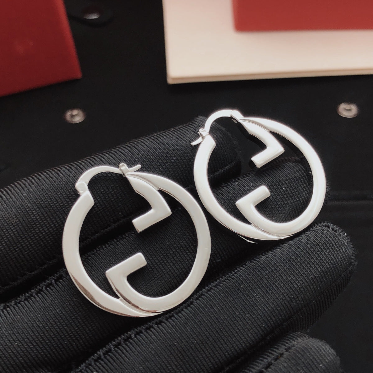 Gucci Circular Polished Earrings - album image 1