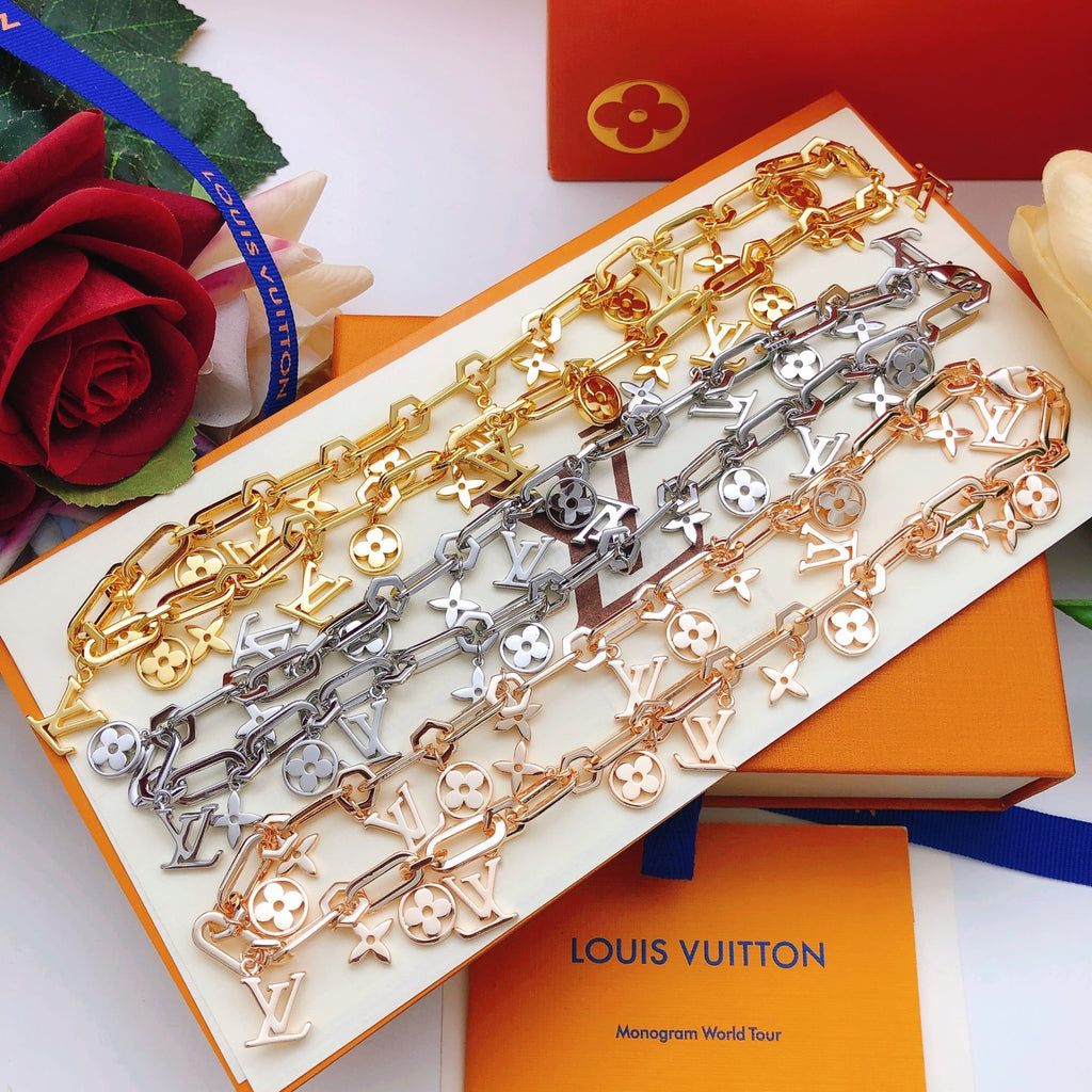 Louis Vuitton Gold-Tone Polished Necklace - album image 7