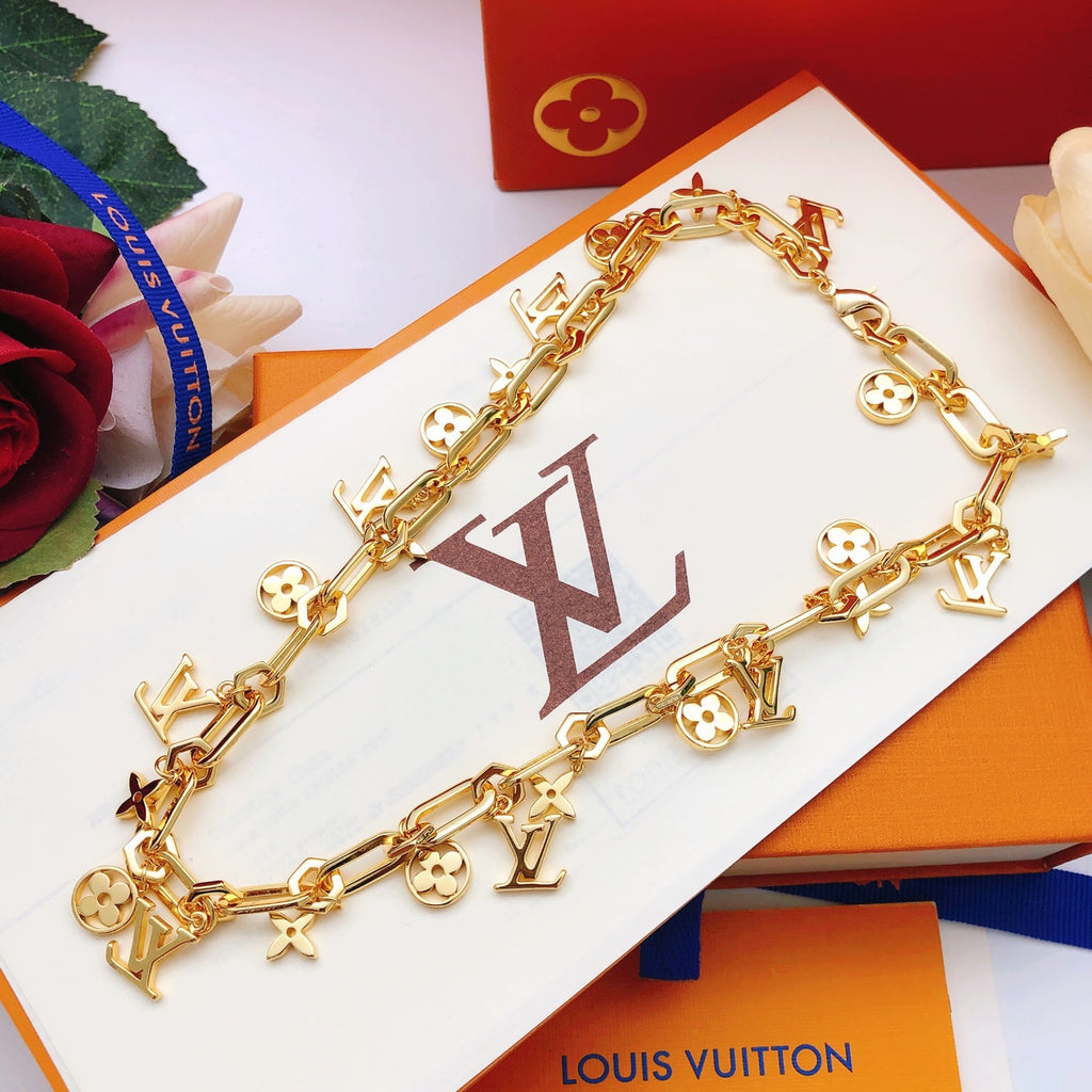 Louis Vuitton Gold-Tone Polished Necklace - album image 4