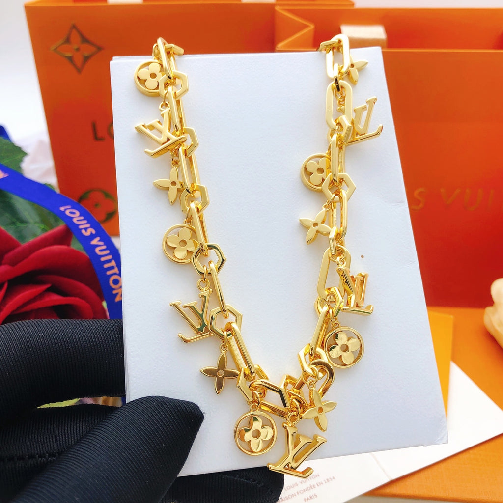Louis Vuitton Gold-Tone Polished Necklace - album image 3