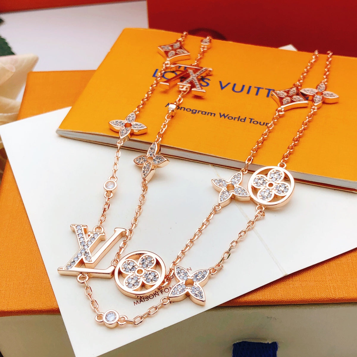 Louis Vuitton Rose Gold-Tone Gold-Tone Necklace - album image 2