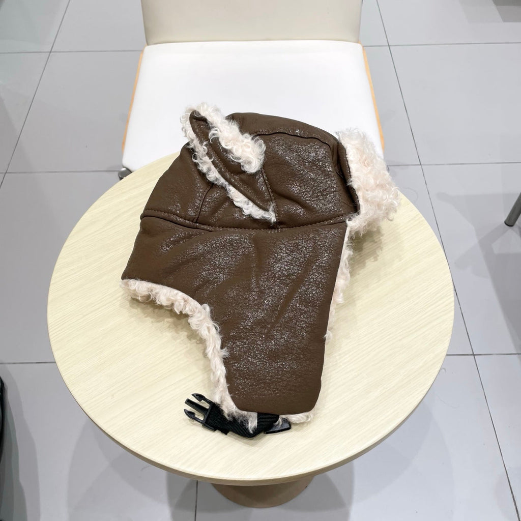 Chanel Plush Earflap Hat - image 3