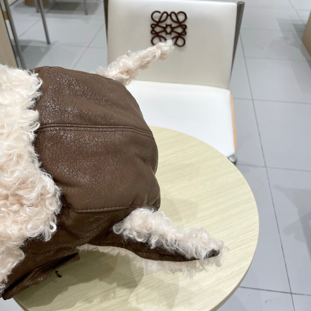 Chanel Plush Earflap Hat - image 4