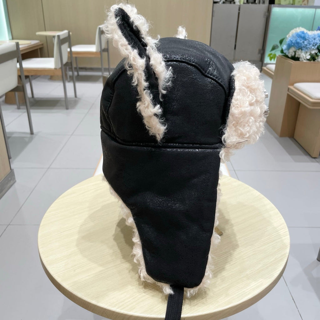 Chanel Plush Earflap Hat - image 3