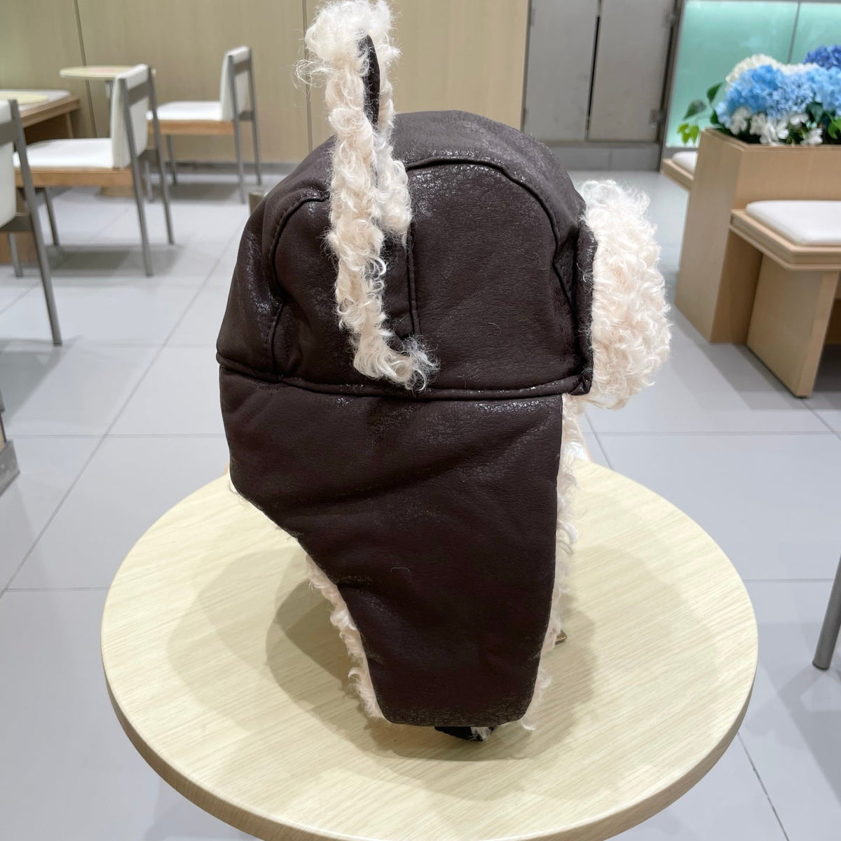 Chanel Plush Earflap Hat - image 7