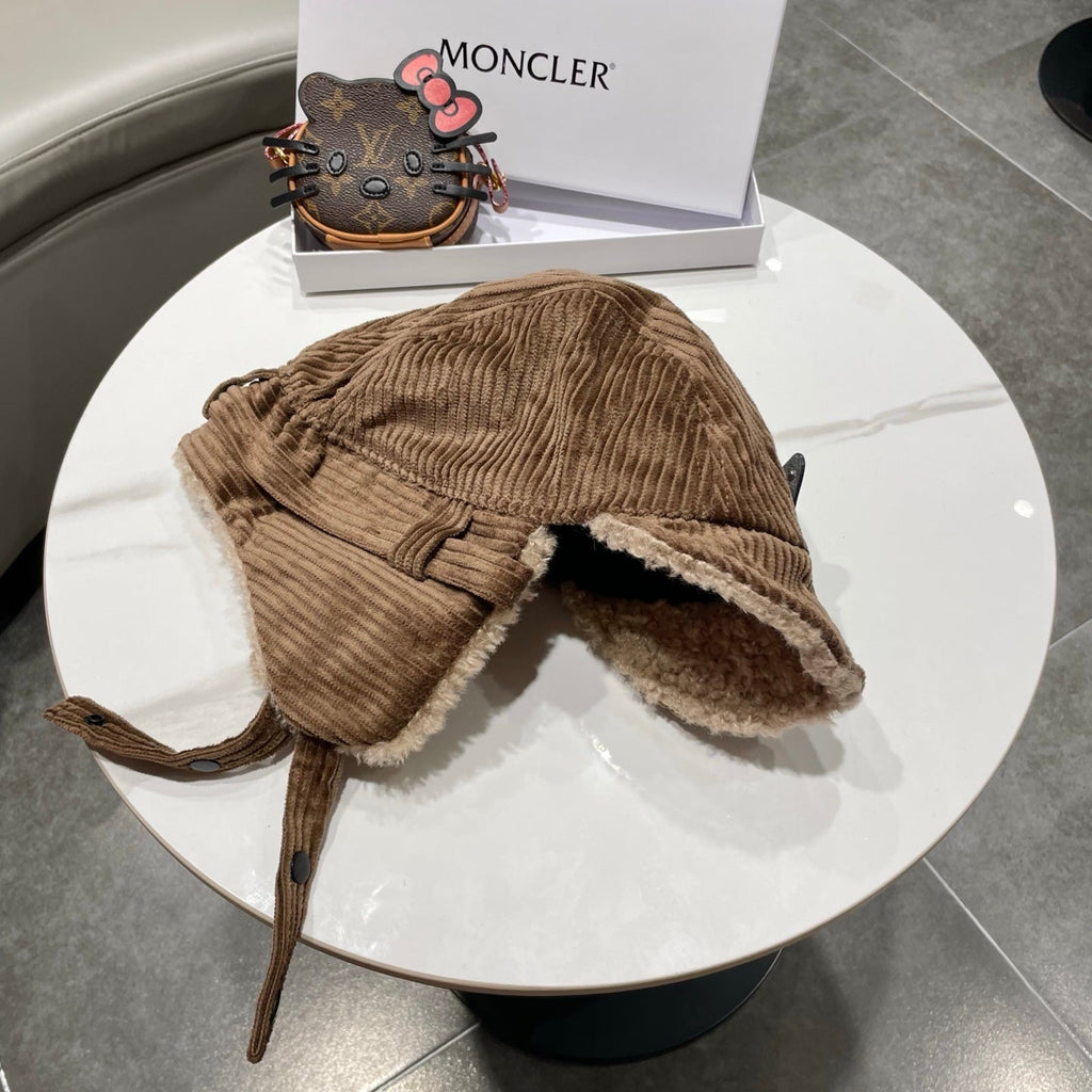 Prada Corduroy Earflap Hat - image 2
