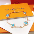 Louis Vuitton Rose Gold-Tone Gold-Tone Blue Bracelet - album image 1