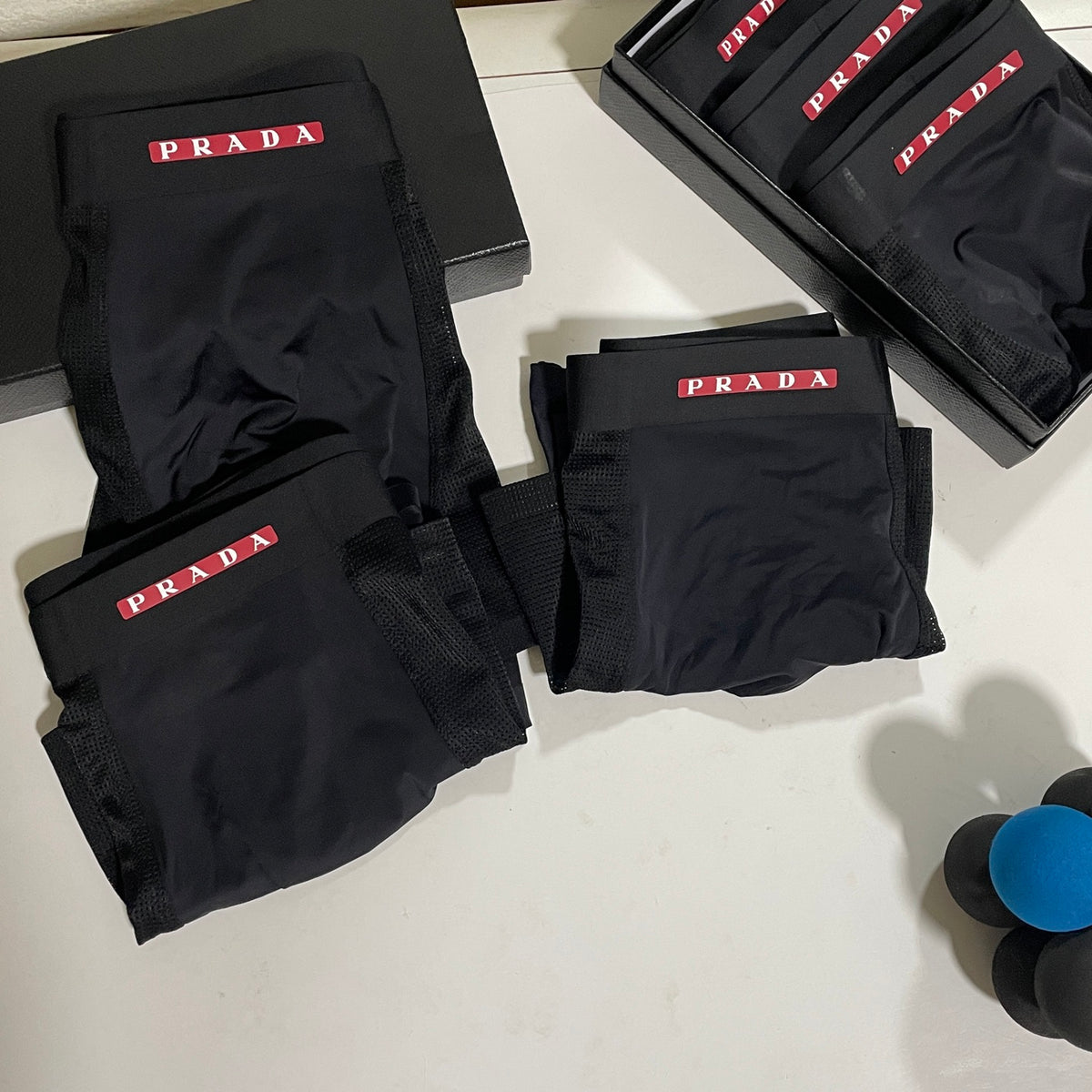 Prada black red waist label boxer briefs - view 7