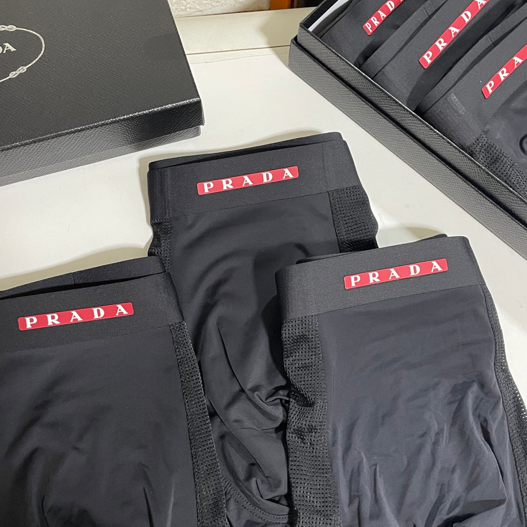 Prada black red waist label boxer briefs - view 8