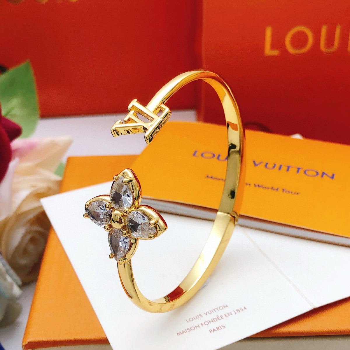 Louis Vuitton Marquise Crystal Accent Bangle - album image 2