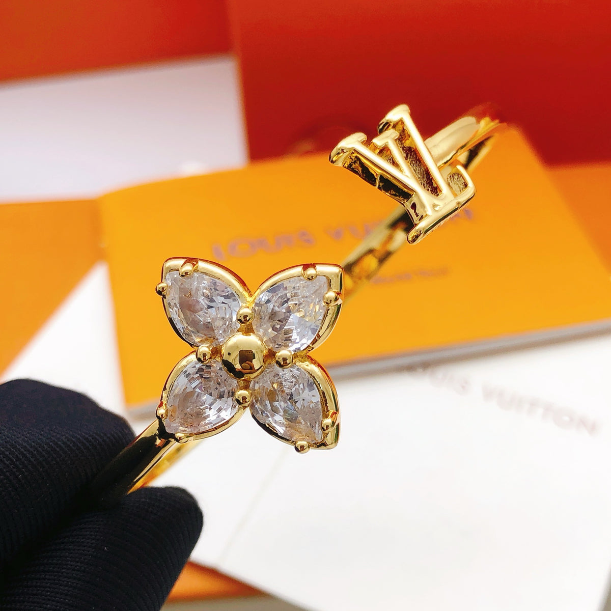 Louis Vuitton Marquise Crystal Accent Bangle - album image 4