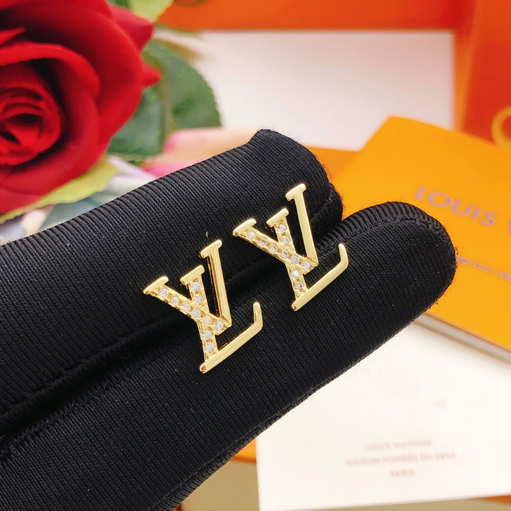 Louis Vuitton Gold-Tone Mini Earrings - album image 1
