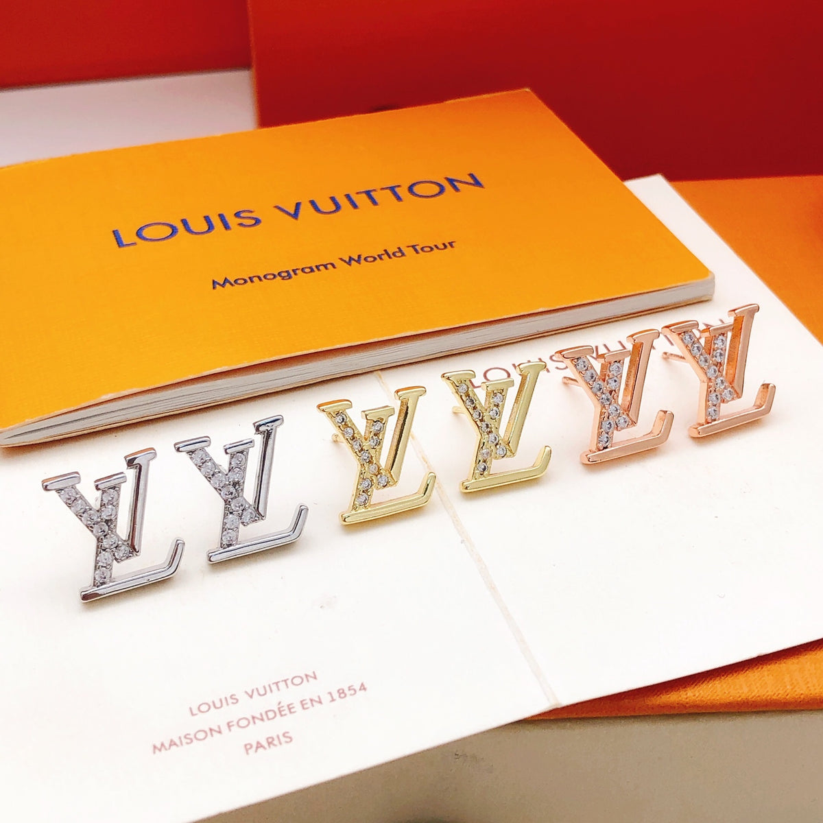 Louis Vuitton Gold-Tone Mini Earrings - album image 7