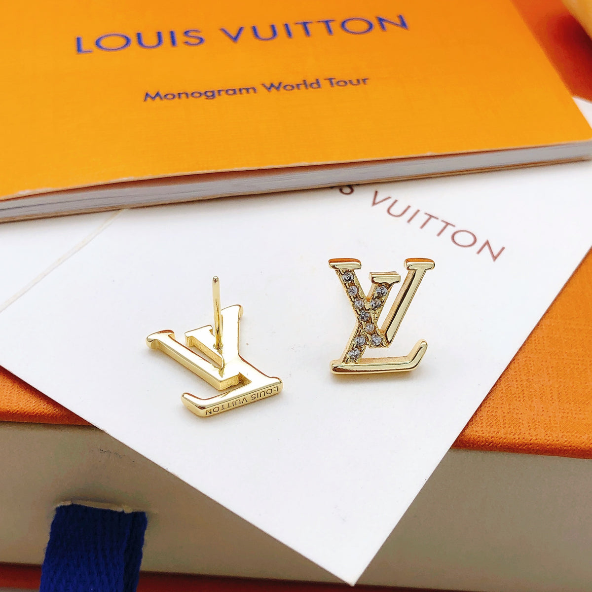 Louis Vuitton Gold-Tone Mini Earrings - album image 5