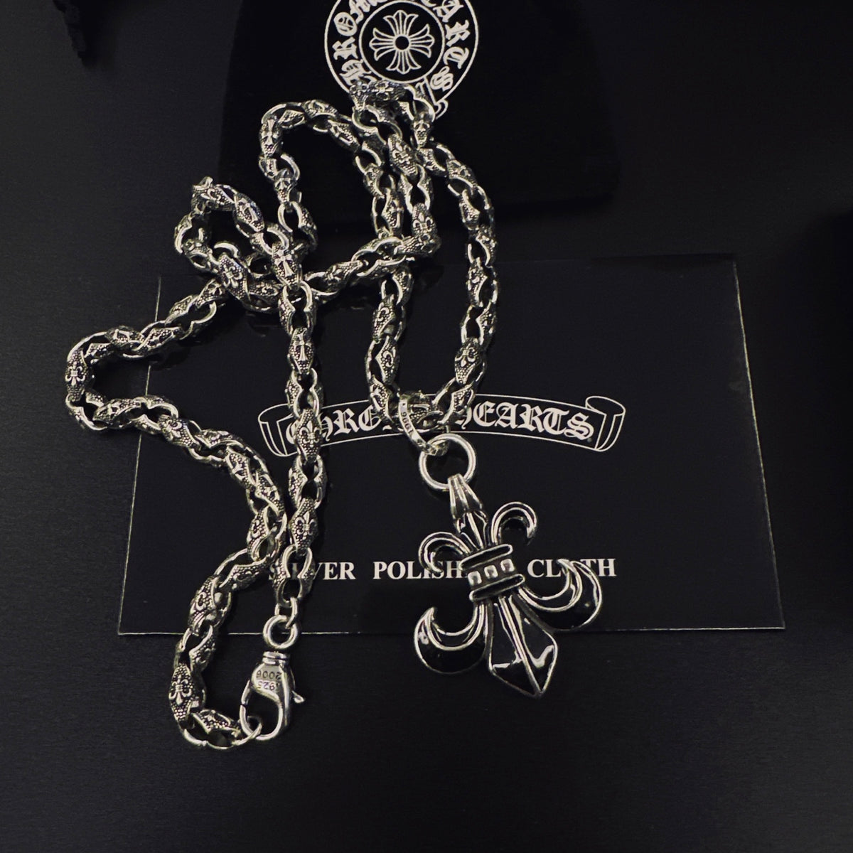 Chrome Hearts Compact Curled Fleur Necklace - album image 7