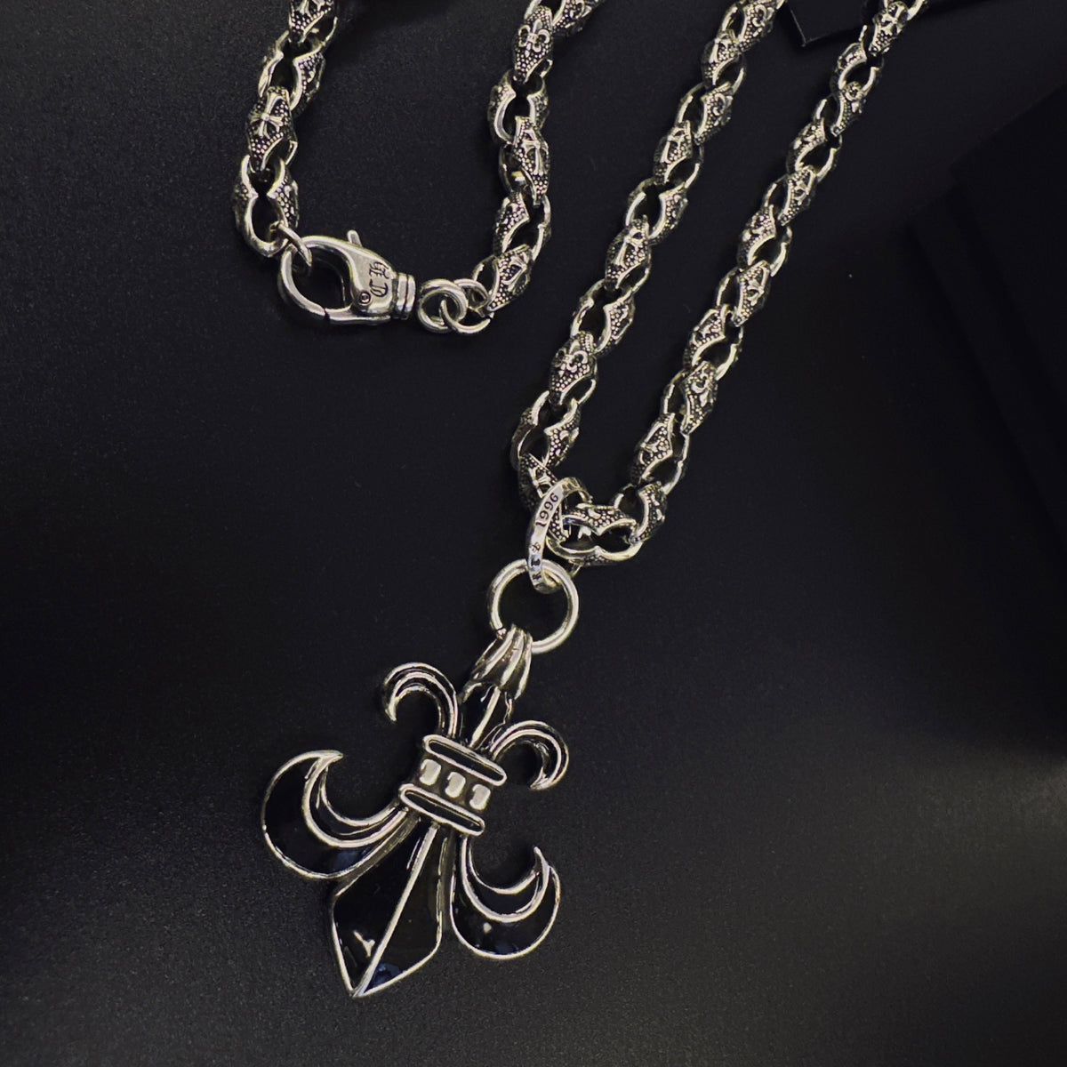 Chrome Hearts Compact Curled Fleur Necklace - album image 6