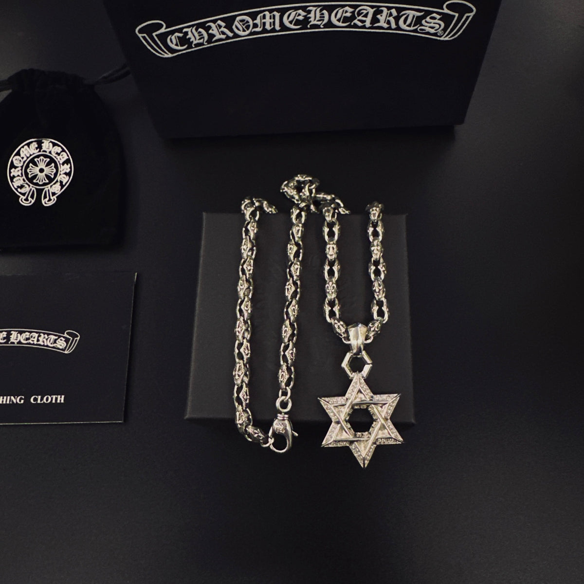 Chrome Hearts Cross Fleur-de-Lis Antiqued Necklace - album image 1