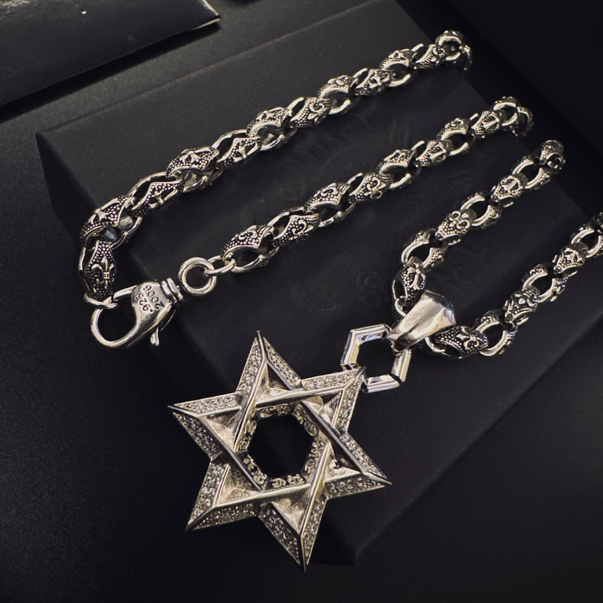Chrome Hearts Six-Point Open Star Necklace - album image 2