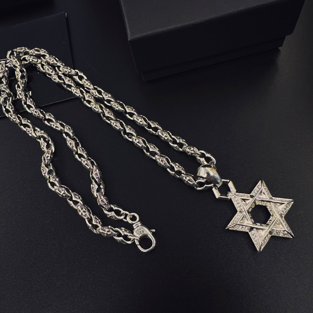 Chrome Hearts Cross Fleur-de-Lis Antiqued Necklace - album image 6