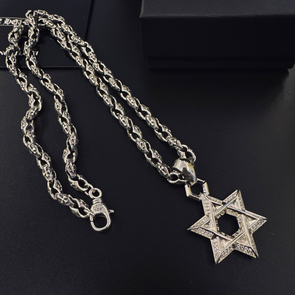 Chrome Hearts Six-Point Open Star Necklace - album image 5