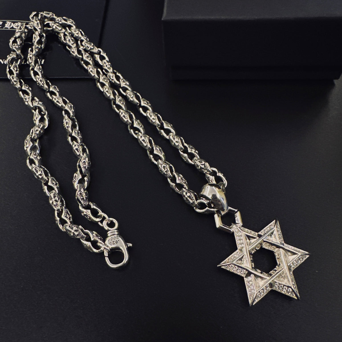 Chrome Hearts Cross Fleur-de-Lis Antiqued Necklace - album image 5