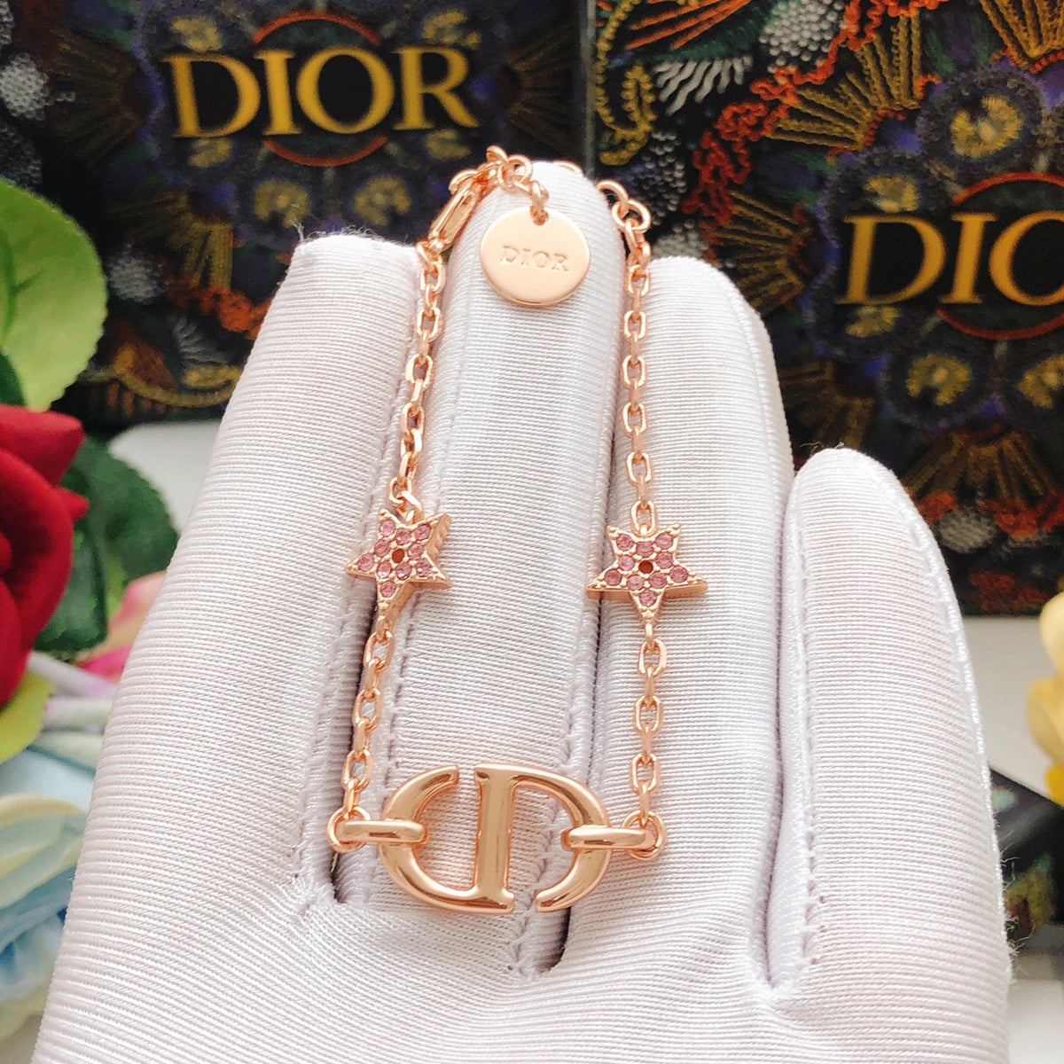 Dior Rose-Gold-Tone Lucky Charm Bracelet - product image 2