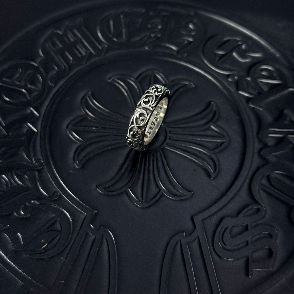 Chrome Hearts Lettered Couple-Style Band Ring - album image 3