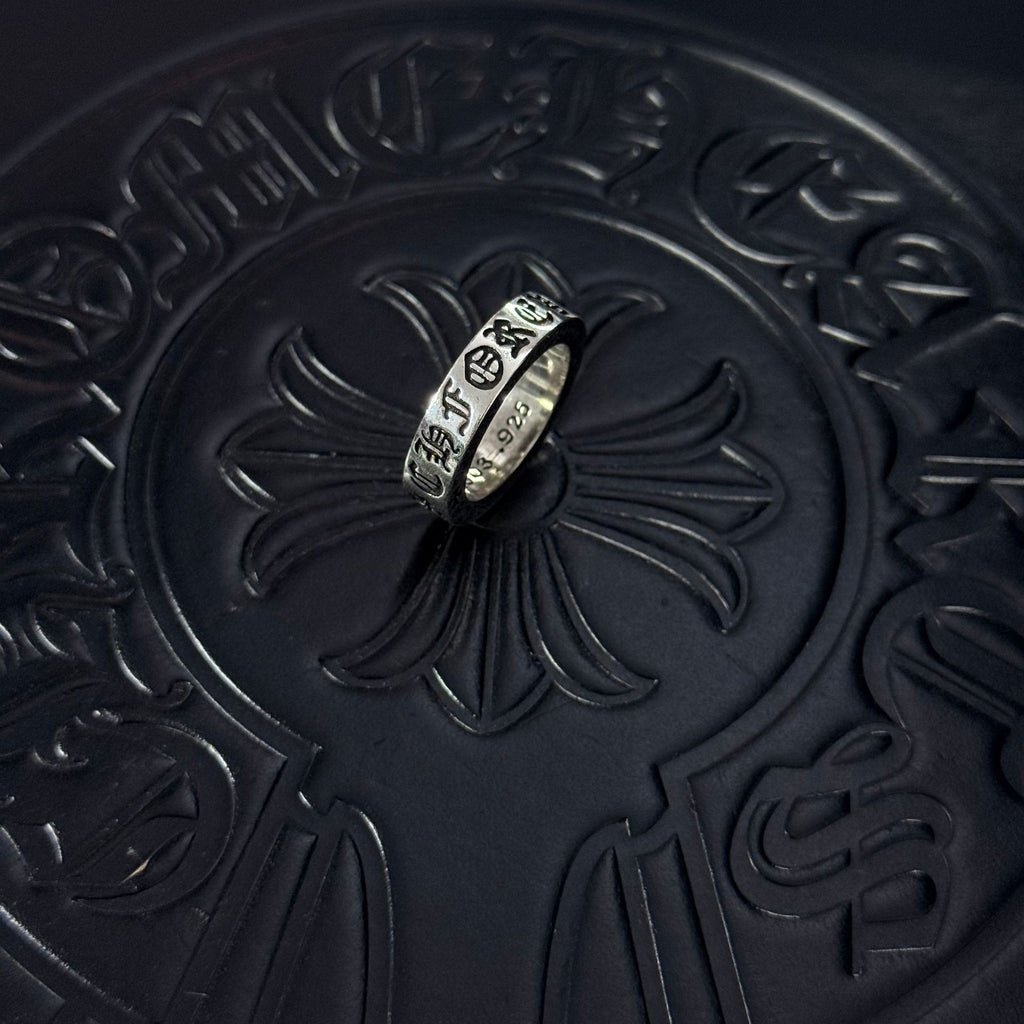 Chrome Hearts Lettered Couple-Style Band Ring - album image 6