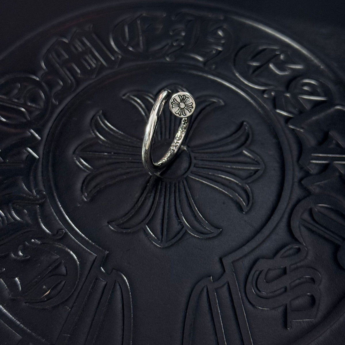Chrome Hearts Lettered Couple-Style Band Ring - album image 5