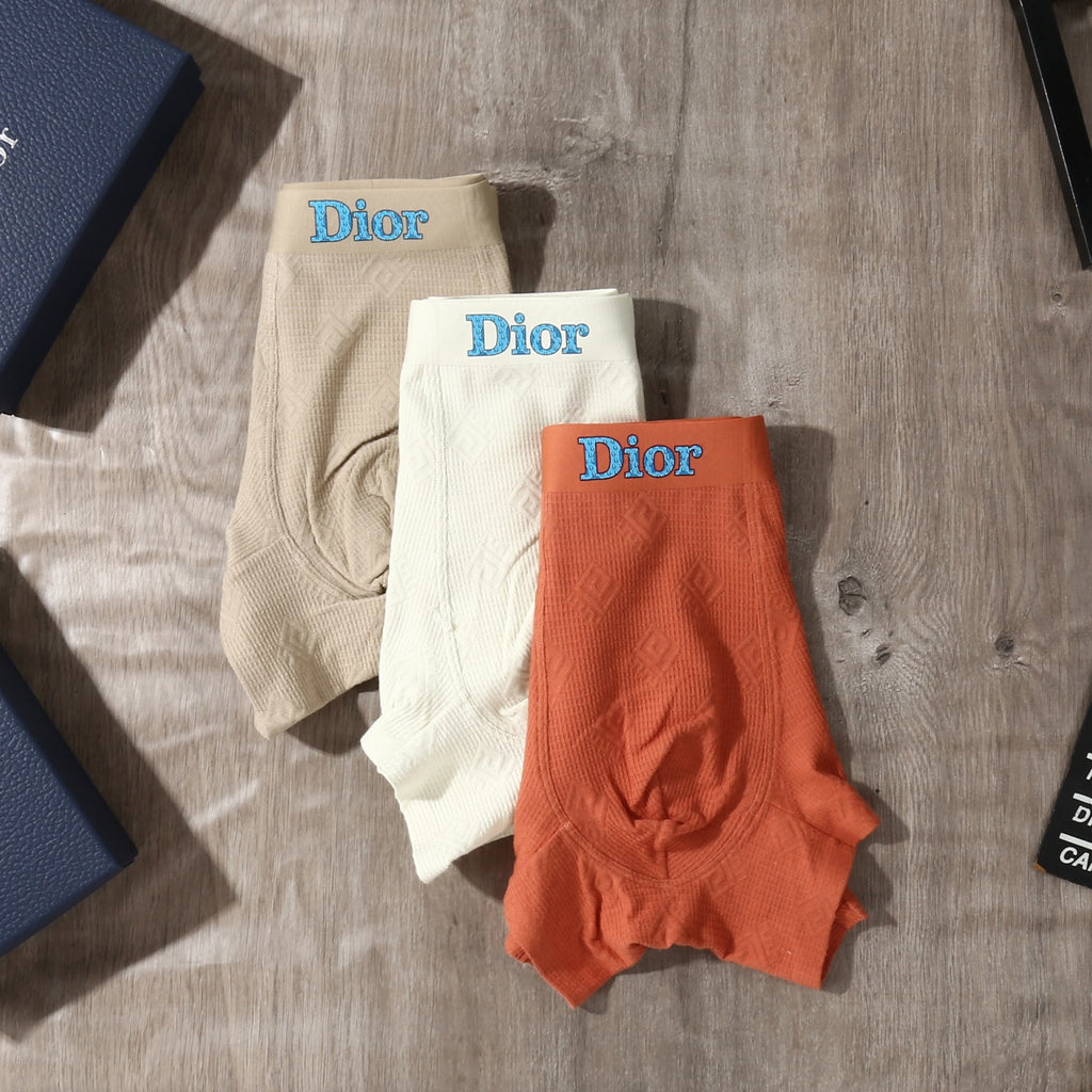 Dior blue lettered waist boxer briefs - view 5