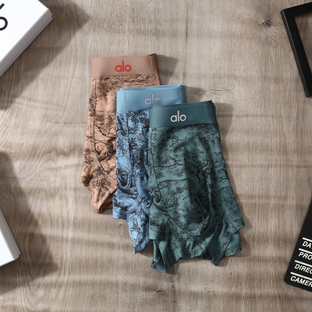 ALO Men's Printed Boxer Briefs with Wide Waistband - 3-Pack - image 5