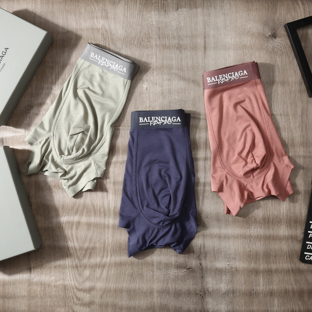 Balenciaga pastel lettered waist boxer briefs - view 6