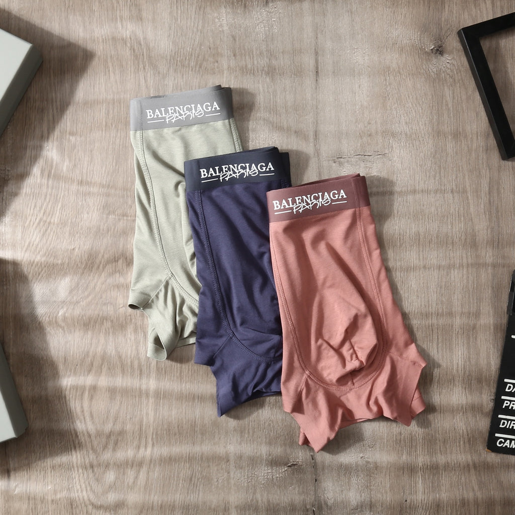 Balenciaga pastel lettered waist boxer briefs - view 5