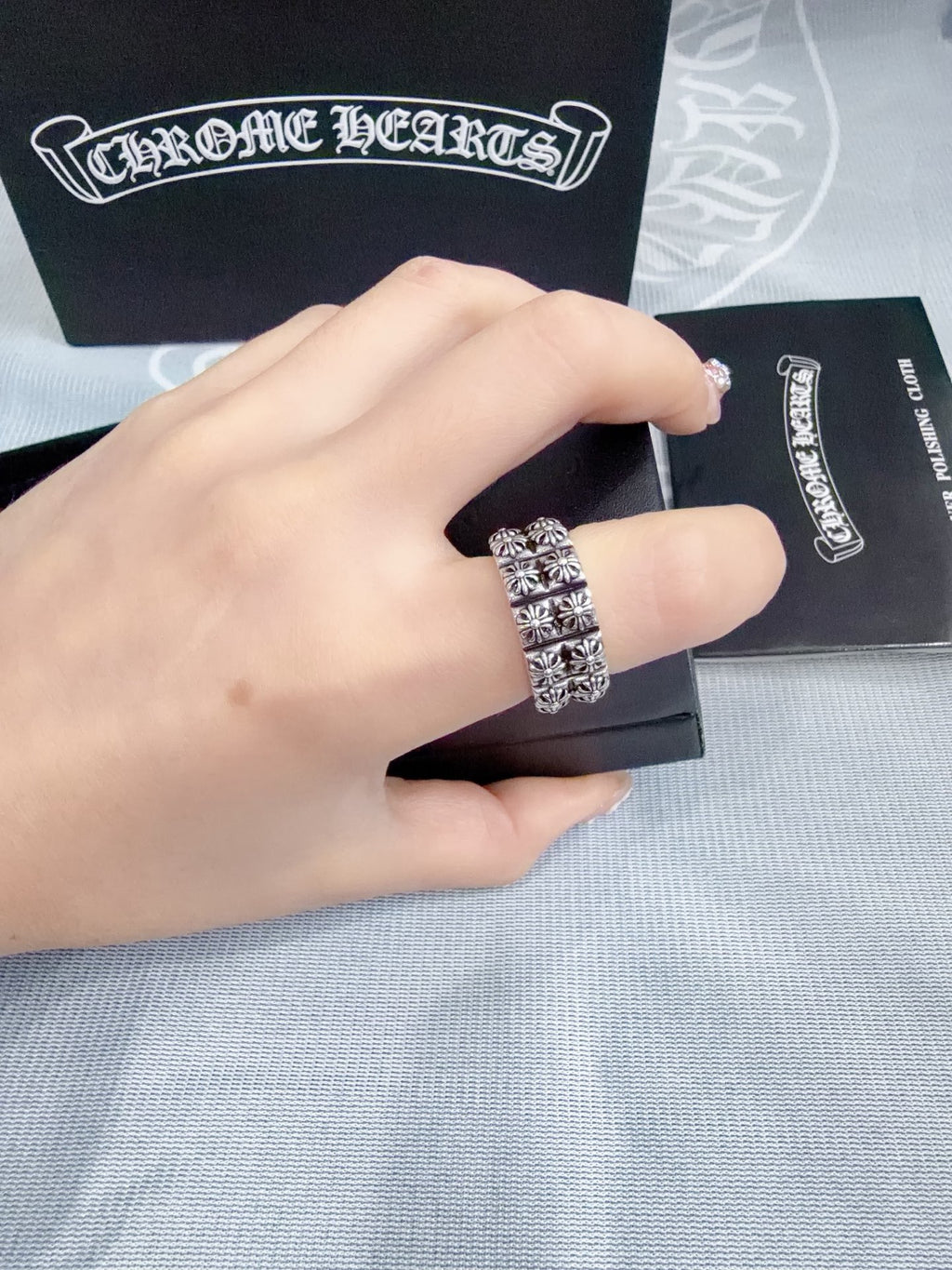 Chrome Hearts Cross Double-Layer Ring - album image 6
