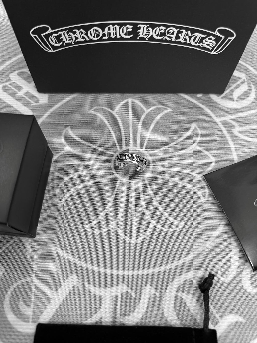 Chrome Hearts Silver-Tone Ornate Ring - album image 1