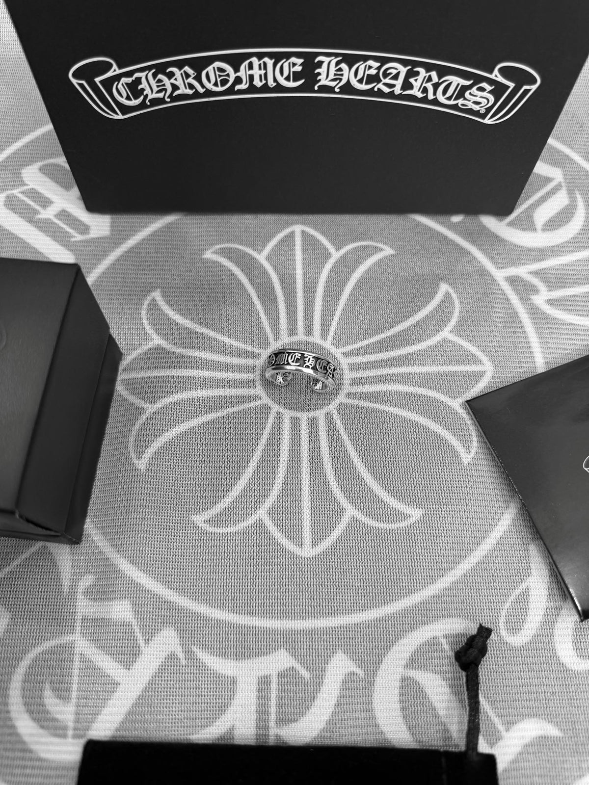Chrome Hearts Silver-Tone Ornate Ring - album image 1