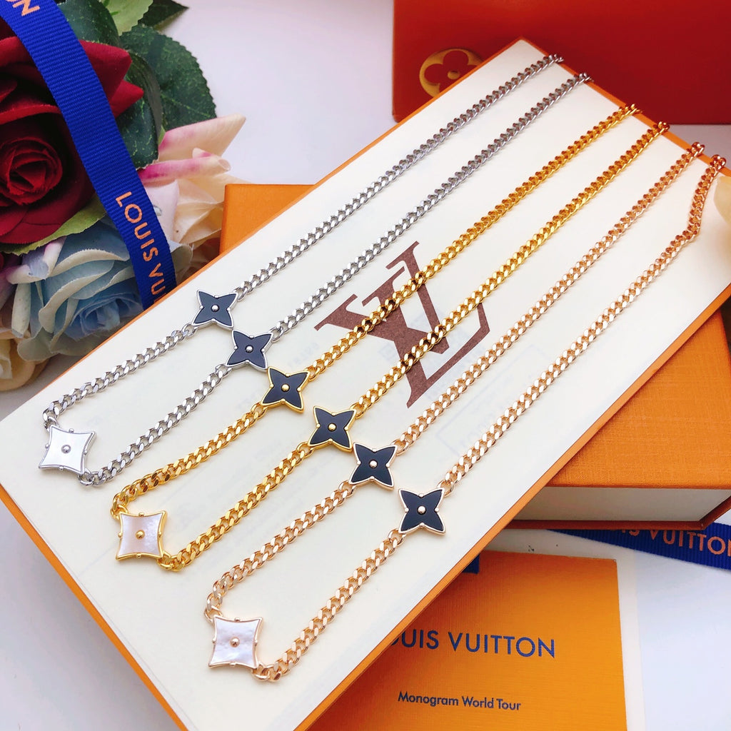 Louis Vuitton Rose Gold-Tone Gold-Tone Black Necklace - album image 8