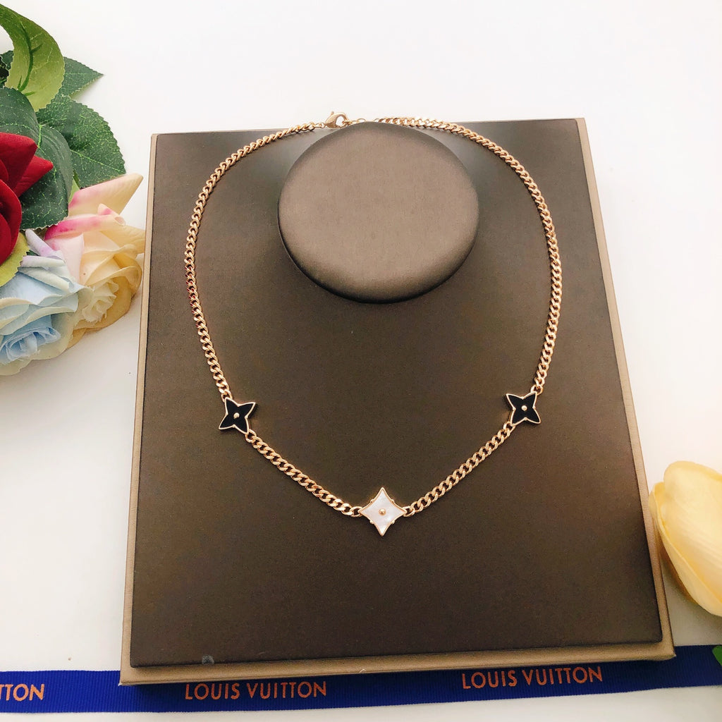 Louis Vuitton Rose Gold-Tone Gold-Tone Black Necklace - album image 7