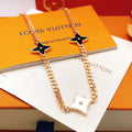 Louis Vuitton Rose Gold-Tone Gold-Tone Black Necklace - album image 1