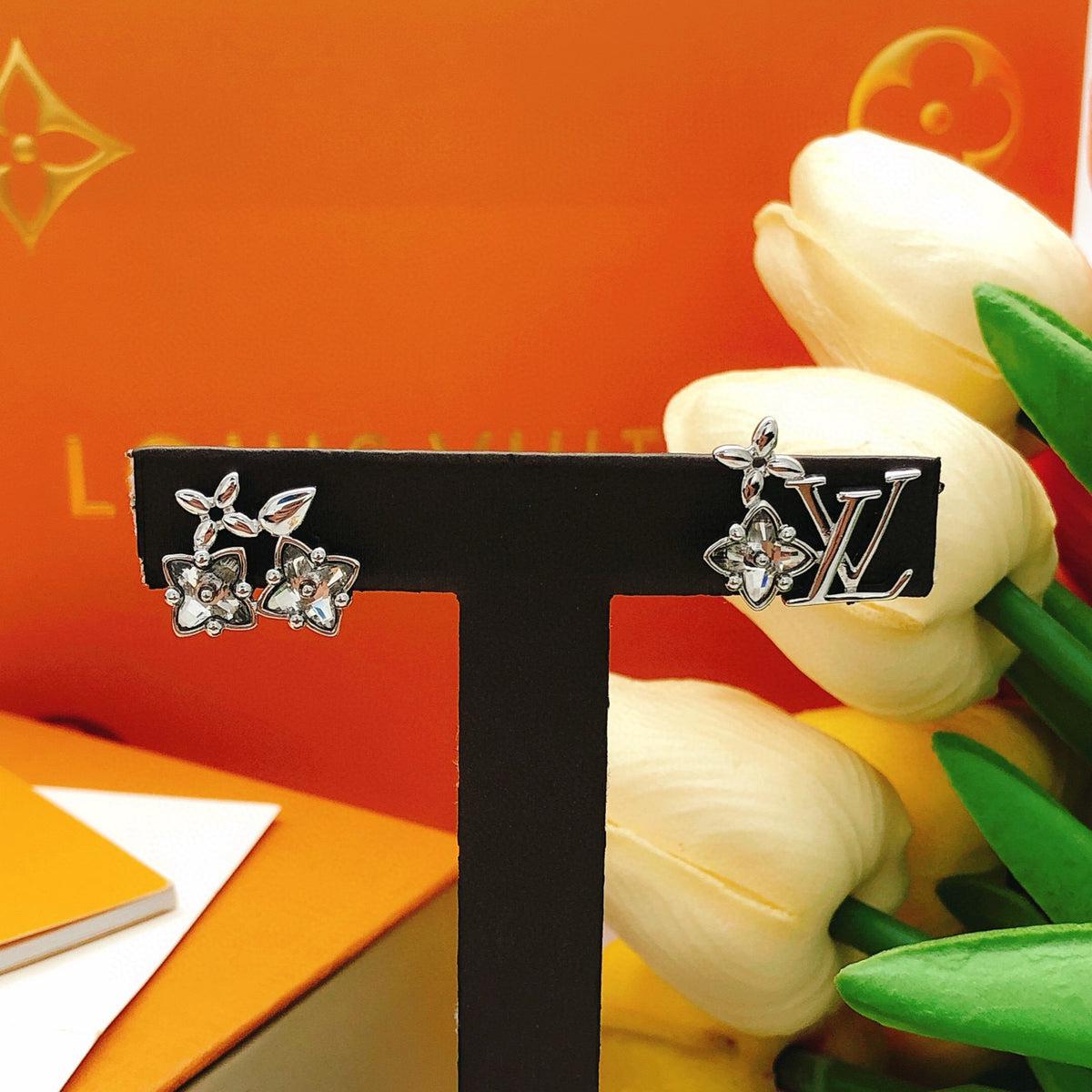 Louis Vuitton Silver-Tone Earrings - album image 6