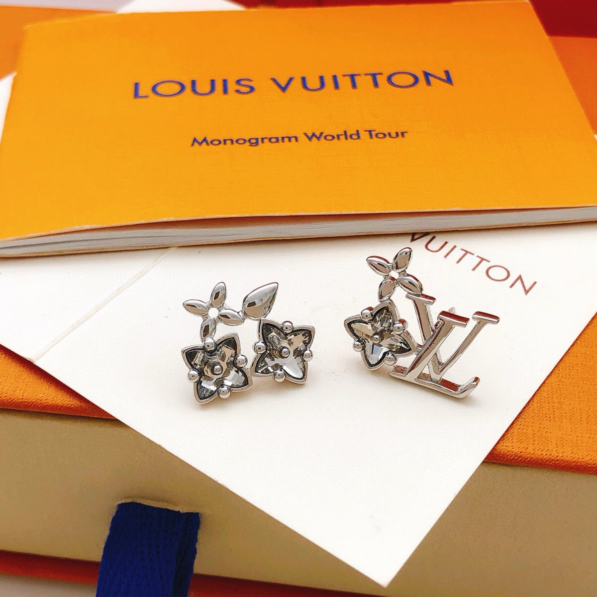 Louis Vuitton Silver-Tone Earrings - album image 3