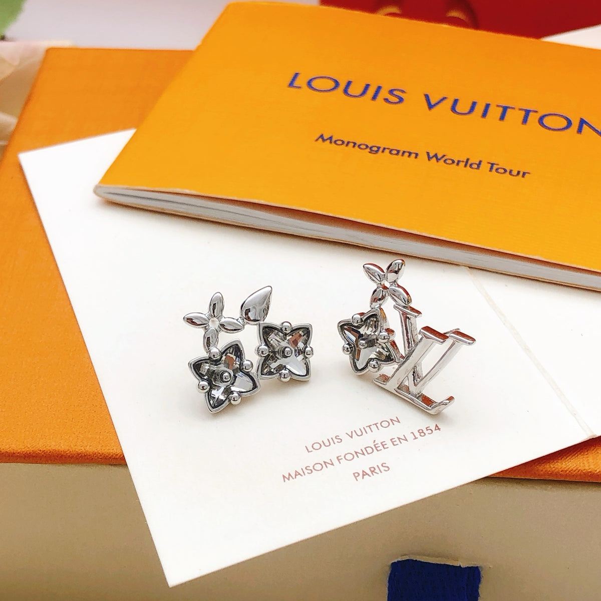 Louis Vuitton Silver-Tone Earrings - album image 5