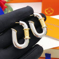 Louis Vuitton Silver-Tone Polished Earrings - album image 1