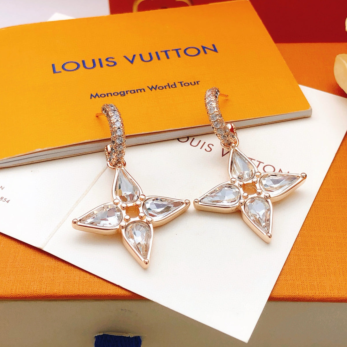 Louis Vuitton Rose Gold-Tone Earrings - album image 2