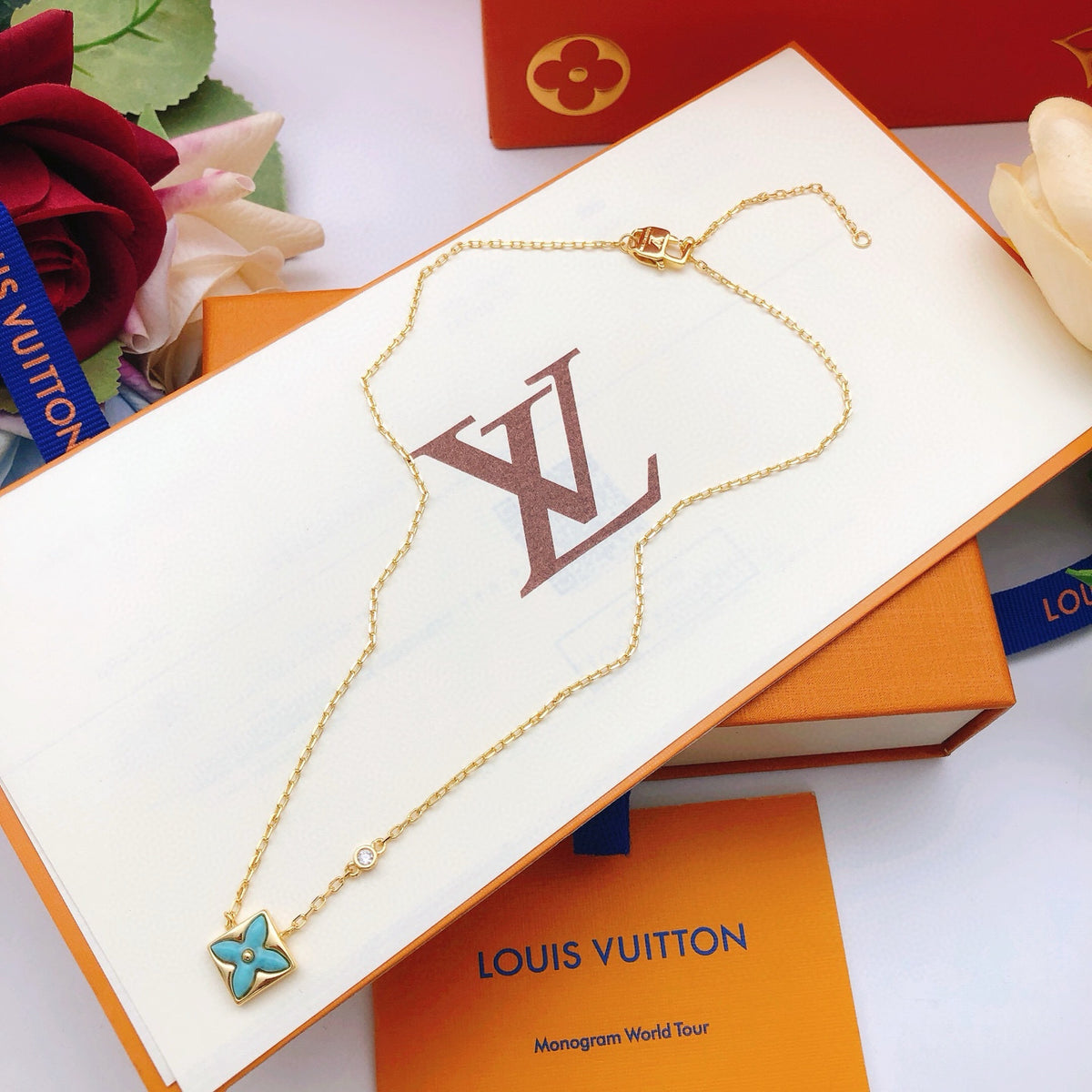 Louis Vuitton Blue Necklace - album image 7