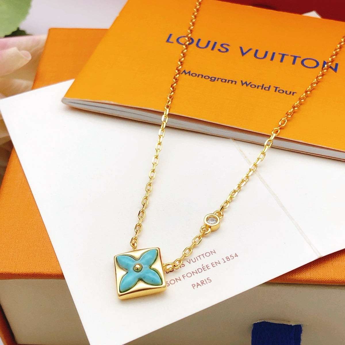 Louis Vuitton Blue Necklace - album image 1